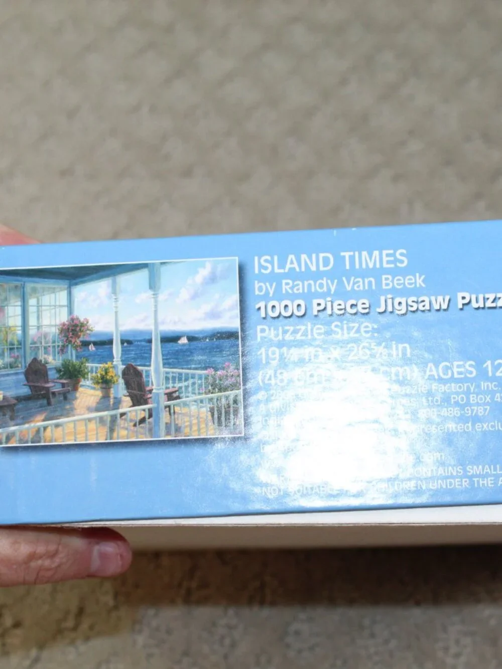 Great Americana Puzzle Factory 1000 Piece Island Times by Randy Van Beek Puzzle